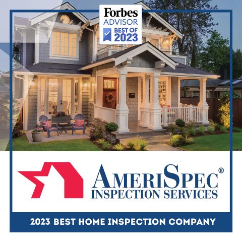 AmeriSpec Named #1 Best Inspection Company by Forbes Advisor and Bob Vila™